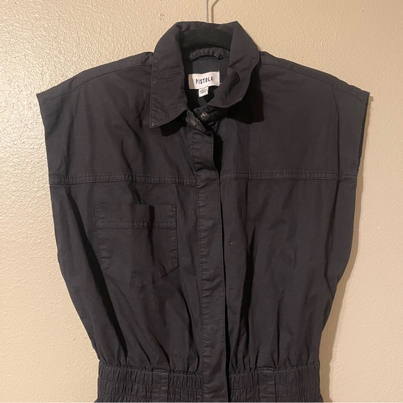 PISTOLA Rosie Mini Dress - Fade to Black - Picture 6 of 8